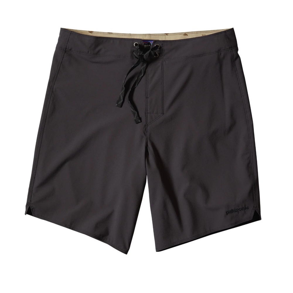 Patagonia Men's Black Gray Swim Shorts